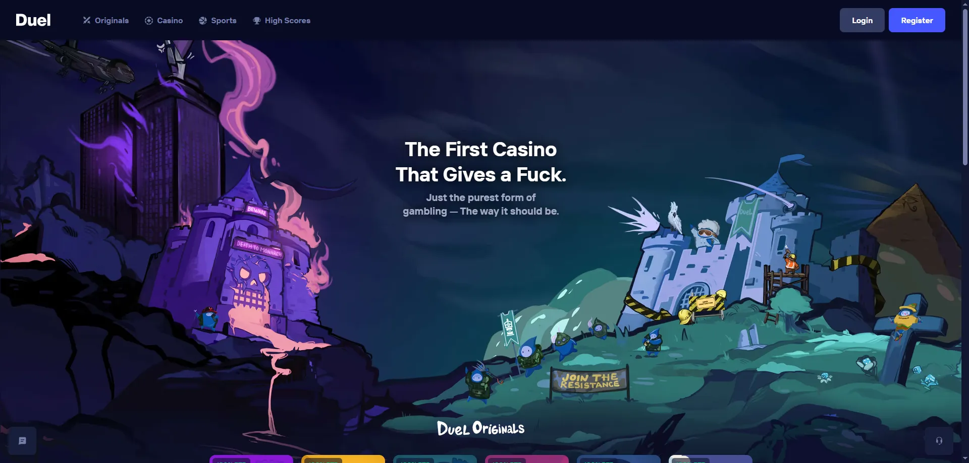 Duel Casino M&eacute;xico &mdash; casino cripto con juegos exclusivos y retiros r&aacute;pidos